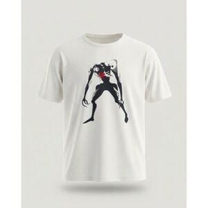 Vintage Evangelion Neon Genesis Sachiel Anime Official Tee White Large